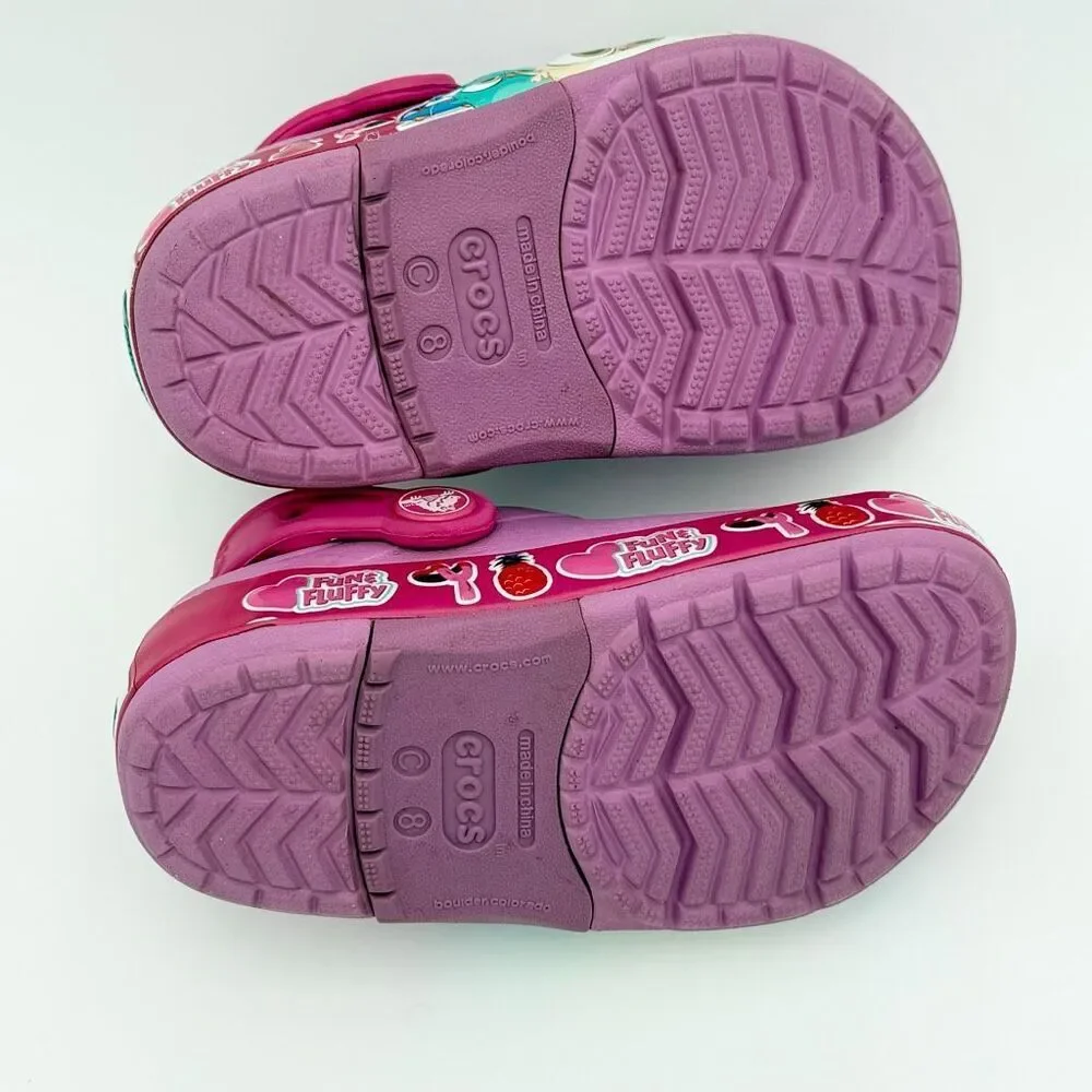 Crocs Girls' Fun Lab Hatchlings Band Lights Clogs - US Size C8 GS